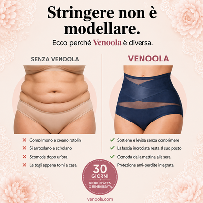 Slip Modellante Vita Alta a Controllo Addome con Fascia Incrociata
