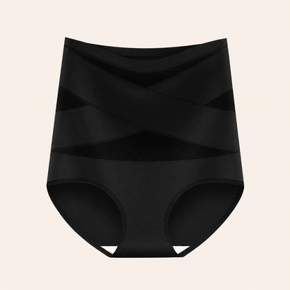 Slip Modellante Vita Alta a Controllo Addome con Fascia Incrociata