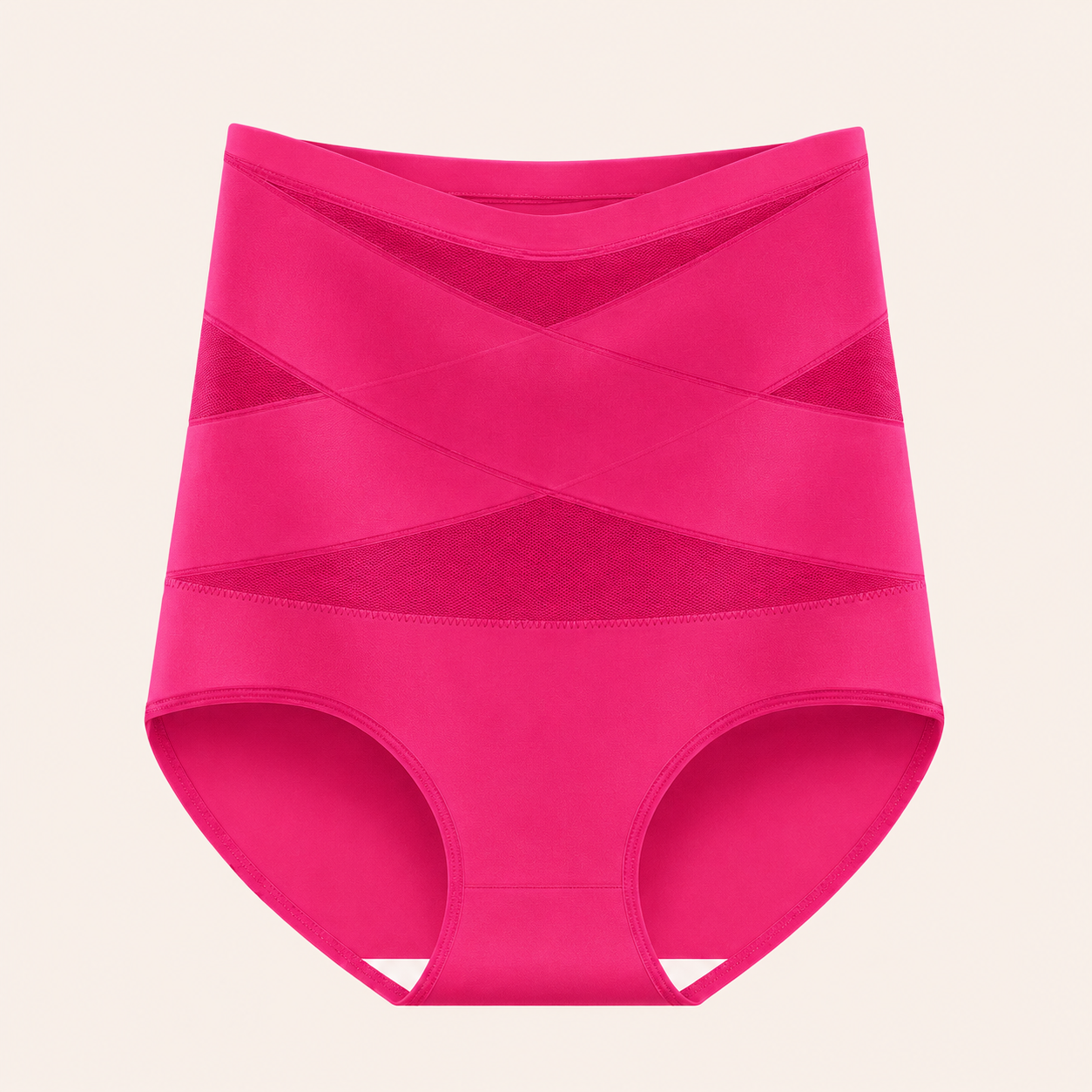 Slip Modellante Vita Alta a Controllo Addome con Fascia Incrociata