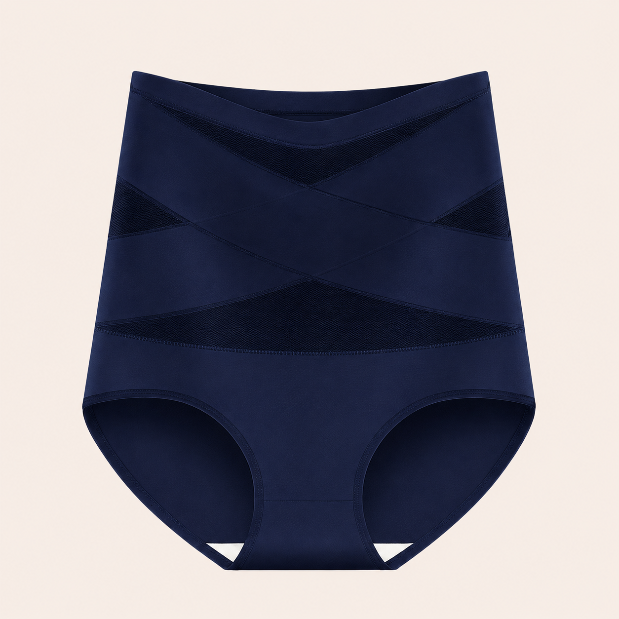 Slip Modellante Vita Alta a Controllo Addome con Fascia Incrociata