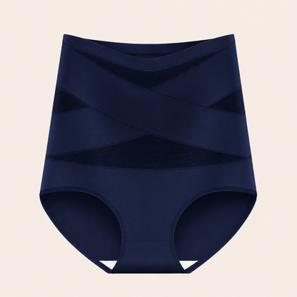 Slip Modellante Vita Alta a Controllo Addome con Fascia Incrociata